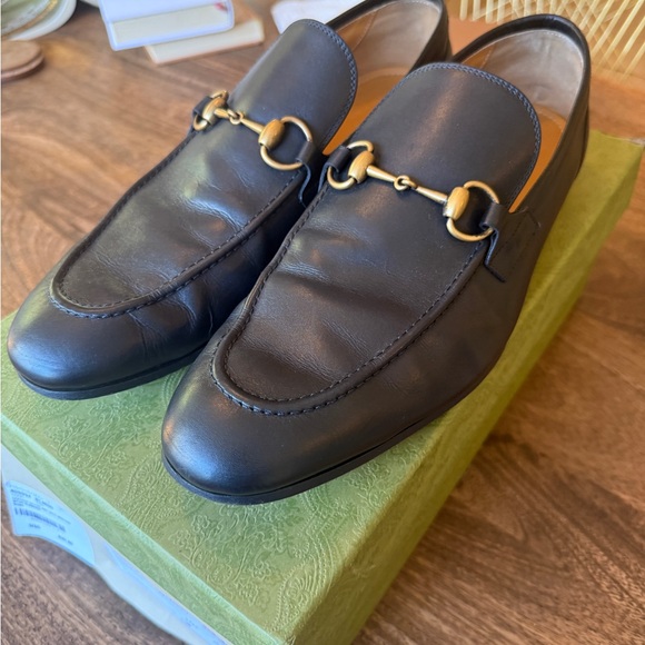 Gucci Black Leather Loafers - Picture 3 of 12